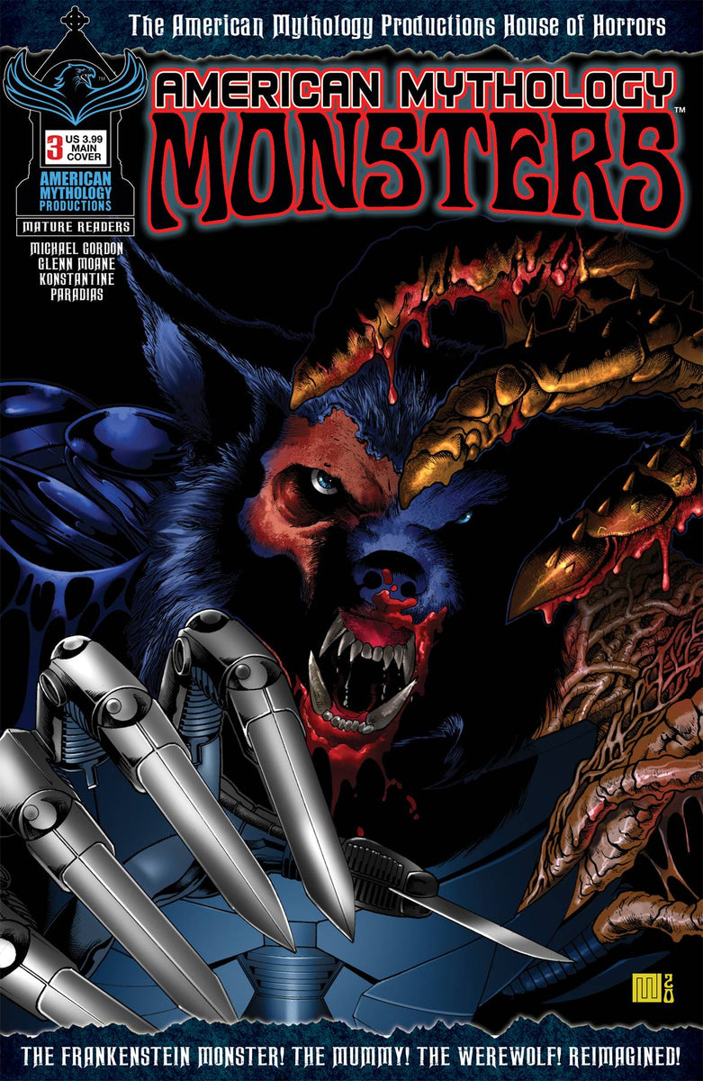 american mythical monsters AMERICAN MYTHOLOGY MONSTERS #3 CVR A WOLFER (MR) – The Bag N Board