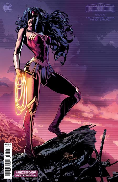 WONDER WOMAN #3 CVR D MIKE DEODATO JR ARTIST SPOTLIGHT CARD STOCK VAR