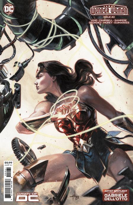 WONDER WOMAN #2 CVR D GABRIELE DELL OTTO ARTIST SPOTLIGHT CARD STOCK VAR