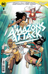 AMAZONS ATTACK #1 CVR A CLAYTON HENRY