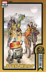 STAR WARS #18 SPROUSE LUCASFILM 50TH VAR WOBH