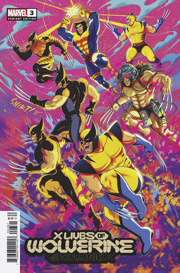 X LIVES OF WOLVERINE #3 BARTEL VAR