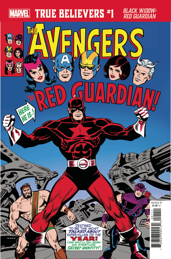 TRUE BELIEVERS BLACK WIDOW RED GUARDIAN #1