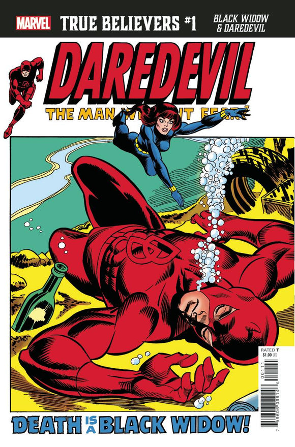 TRUE BELIEVERS BLACK WIDOW & DAREDEVIL #1