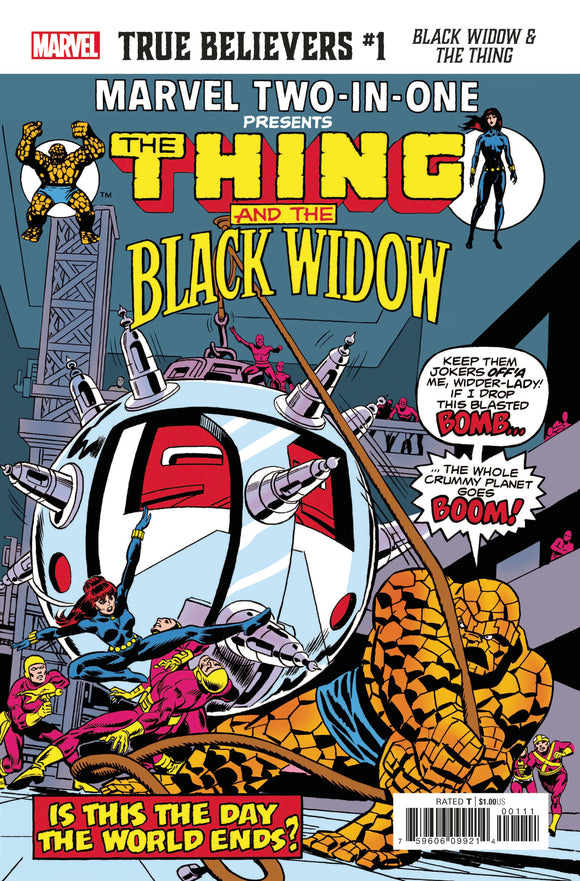 TRUE BELIEVERS BLACK WIDOW & THE THING #1