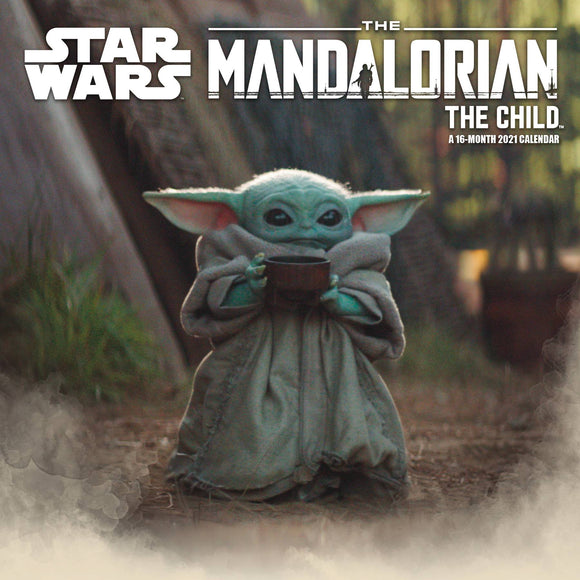 STAR WARS MANDALORIAN THE CHILD 2021 WALL CAL