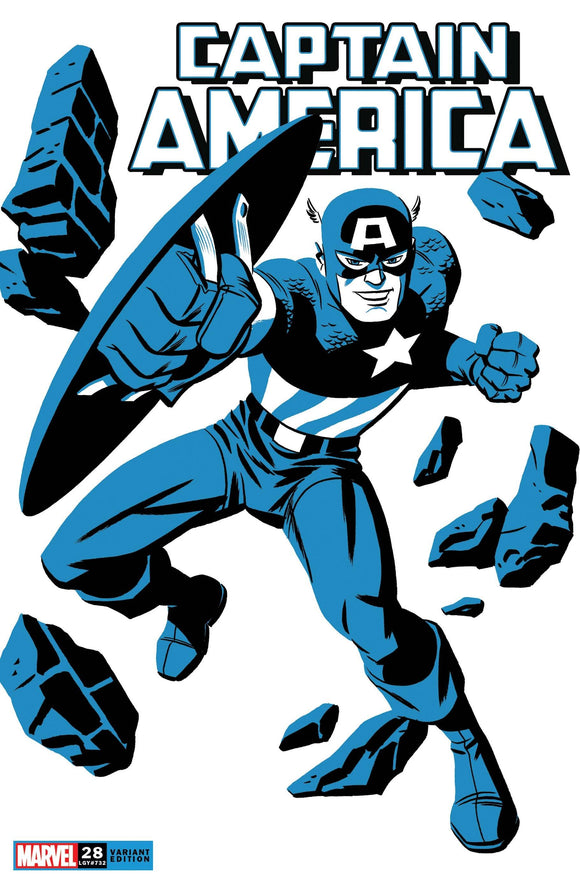 CAPTAIN AMERICA #28 MICHAEL CHO CAPTAIN AMERICA TWO-TONE VAR