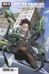 HEROES REBORN PETER PARKER AMAZING SHUTTERBUG #1 LAND VAR