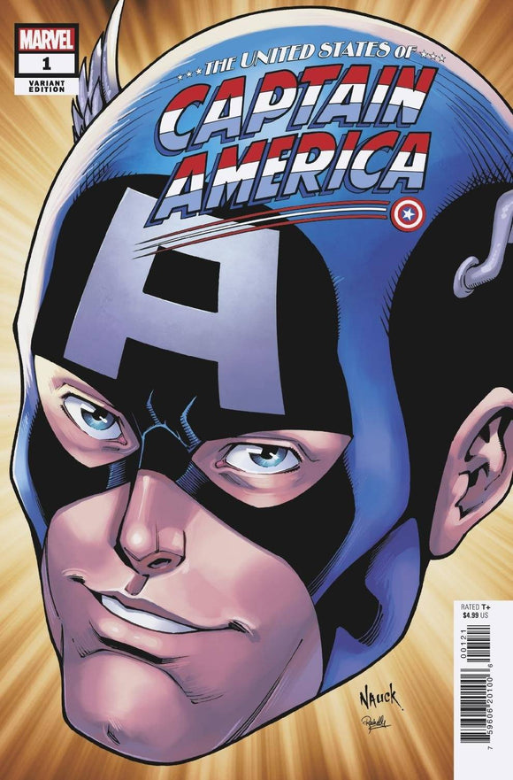 UNITED STATES CAPTAIN AMERICA #1 (OF 5) NAUCK HEADSHOT VAR