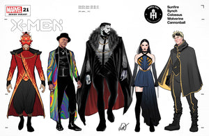 X-MEN #21 WERNECK CHARACTER DESIGN VAR