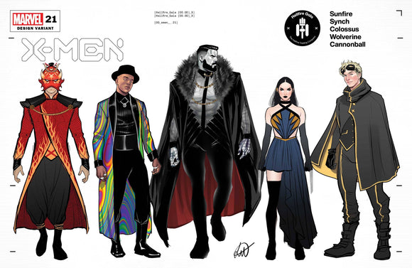 X-MEN #21 WERNECK CHARACTER DESIGN VAR