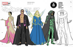 EXCALIBUR #21 TO CHARACTER DESIGN VAR GALA