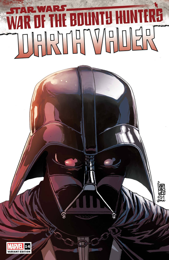 STAR WARS DARTH VADER #14 CAMUNCOLI HEADSHOT VAR WOBH