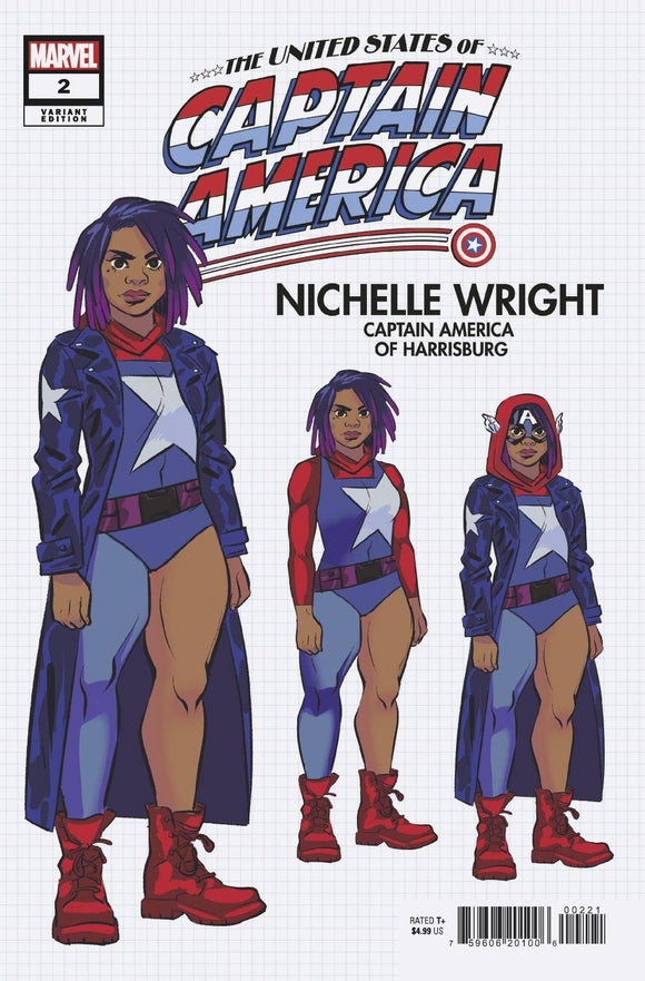 UNITED STATES CAPTAIN AMERICA #2 (OF 5) BUSTOS DESIGN VAR