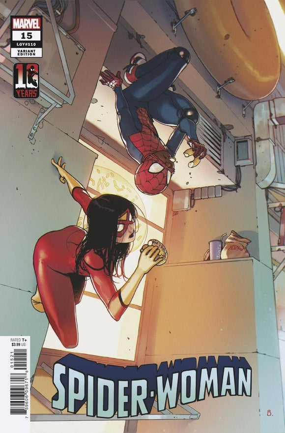 SPIDER-WOMAN #15 BENGAL MILES MORALES 10TH ANNIV VAR