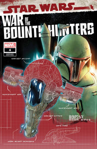 STAR WARS WAR BOUNTY HUNTERS #4 (OF 5) BLUEPRINT VAR