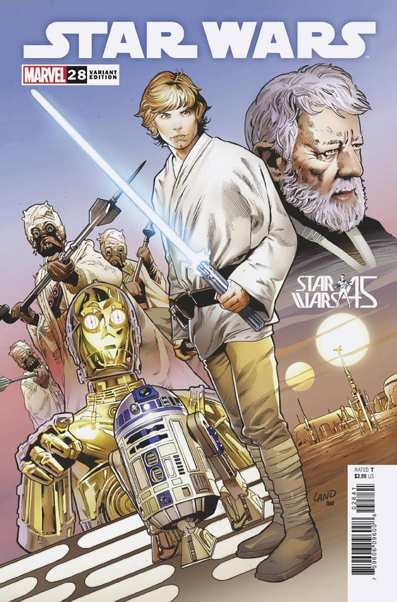 STAR WARS #28 LAND NEW HOPE 45TH ANNIVERSARY VAR