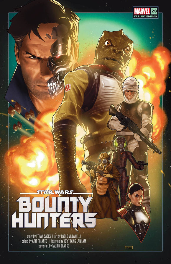 STAR WARS BOUNTY HUNTERS #28 CLARKE REVELATIONS VAR