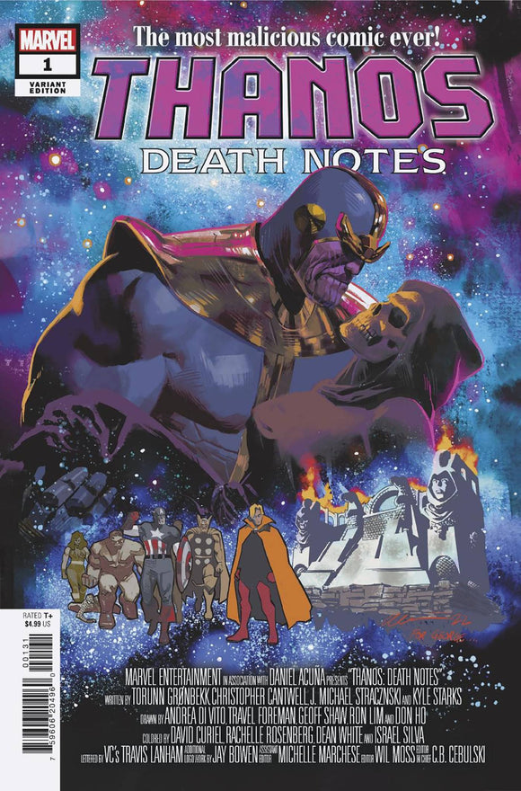 THANOS DEATH NOTES #1 ACUNA VAR