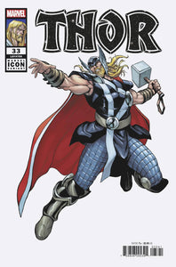 THOR #33 CASELLI MARVEL ICON VAR