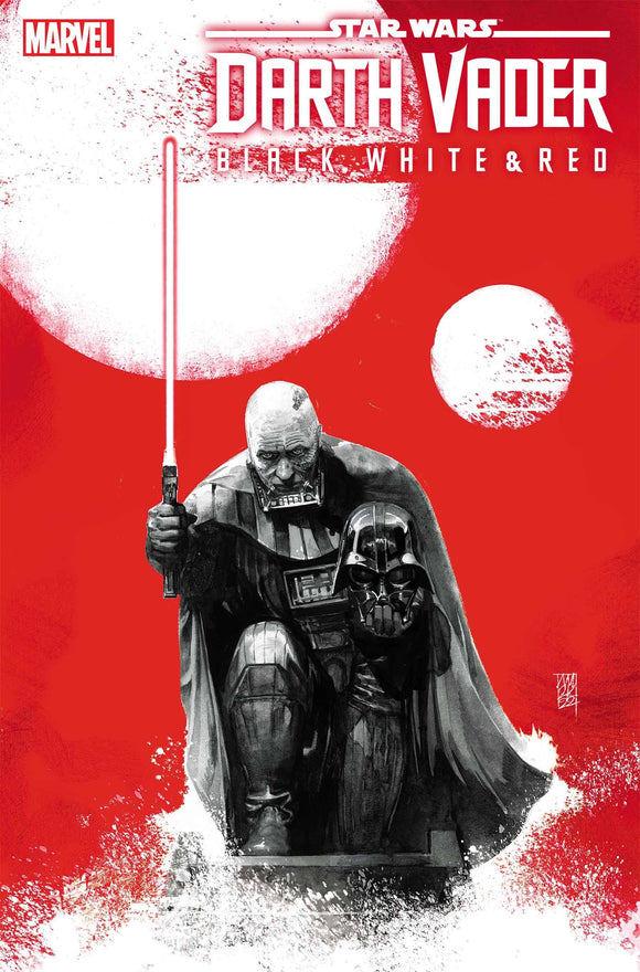 STAR WARS DARTH VADER BLACK WHITE AND RED #1