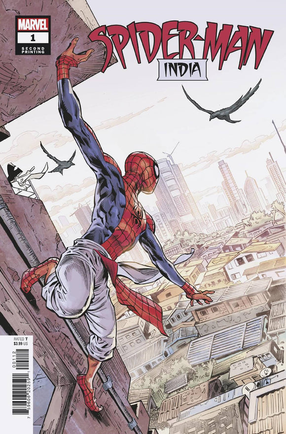 SPIDER-MAN INDIA #1 (OF 4) 2ND PTG ABHISHEK MALSUNI VAR