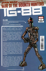 STAR WARS WAR BOUNTY HUNTERS IG-88 #1 FRENZ HANDBOOK VAR