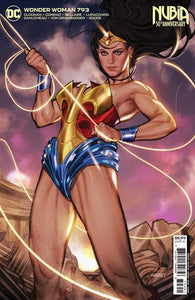 WONDER WOMAN #793 CVR C JOSHUA SWAY SWABY NUBIA 50TH ANNIVERSARY CARD STOCK VAR (KAL-EL RETURNS TIE-IN)