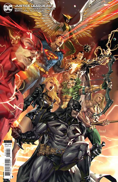 JUSTICE LEAGUE #60 CVR B KAEL NGU CARD STOCK VAR