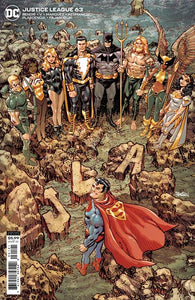 JUSTICE LEAGUE #63 CVR B DAN PANOSIAN CARD STOCK VAR