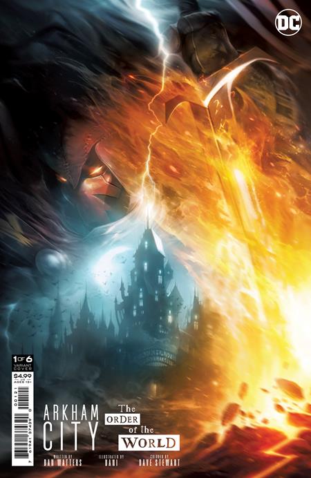 ARKHAM CITY THE ORDER OF THE WORLD #1 (OF 6) CVR B FRANCESCO MATTINA CARD STOCK VAR (FEAR STATE)