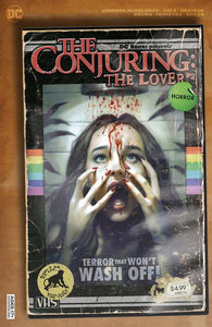 DC HORROR PRESENTS THE CONJURING THE LOVER #2 (OF 5) CVR B RYAN BROWN VHS TRIBUTE CARD STOCK VAR (MR)