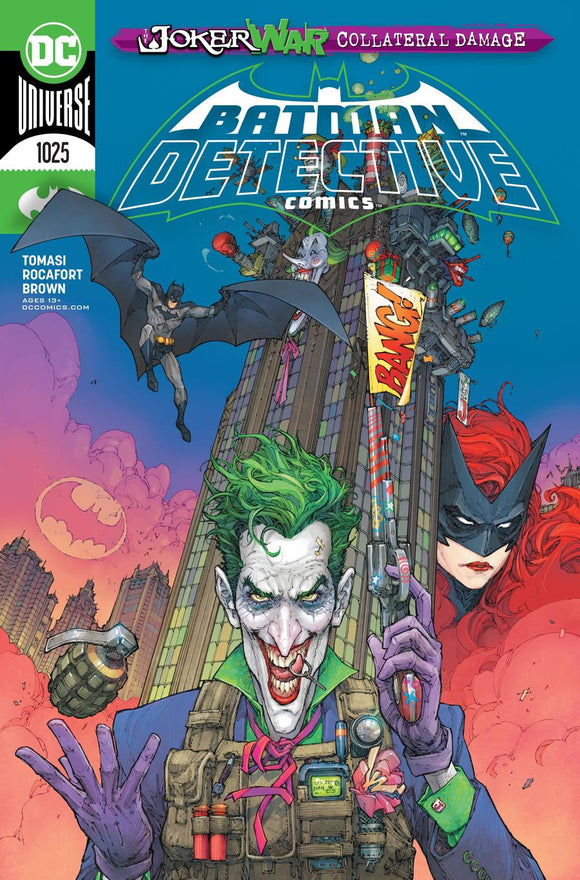 DETECTIVE COMICS #1025 CVR A KENNETH ROCAFORT (JOKER WAR)