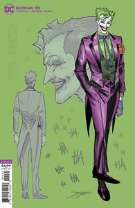 BATMAN #95 INC 1:25 JORGE JIMENEZ JOKER CARD STOCK VAR (JOKER WAR)