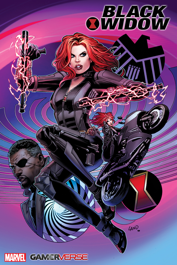 MARVELS AVENGERS BLACK WIDOW #1 LAND VAR