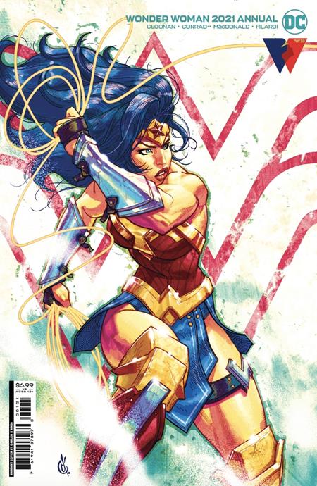 WONDER WOMAN 2021 ANNUAL #1 (ONE SHOT) CVR B CARLOS DANDA CARD STOCK VAR