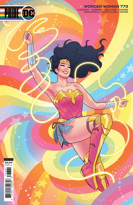 WONDER WOMAN #773 CVR C PAULINA GANUCHEAU PRIDE MONTH CARD STOCK VAR