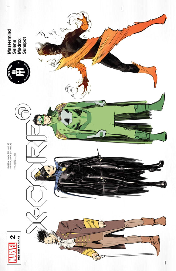 X-CORP #2 FOCHE CHARACTER DESIGN VAR